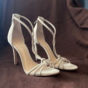 Schutz oyster colored stiletto heels. New in box